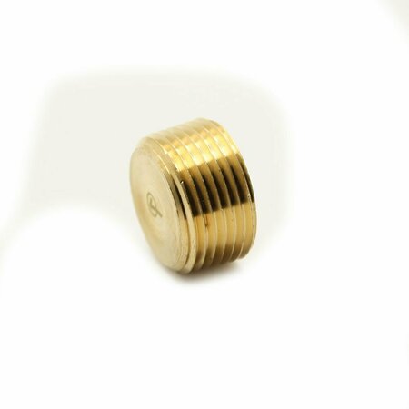 Thrifco Plumbing 1/4 Brass Countersunk Plug 5318116